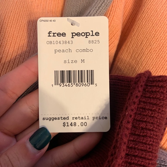 NWT Free People Easy Street Oversized Sweater - Picture 9 of 9